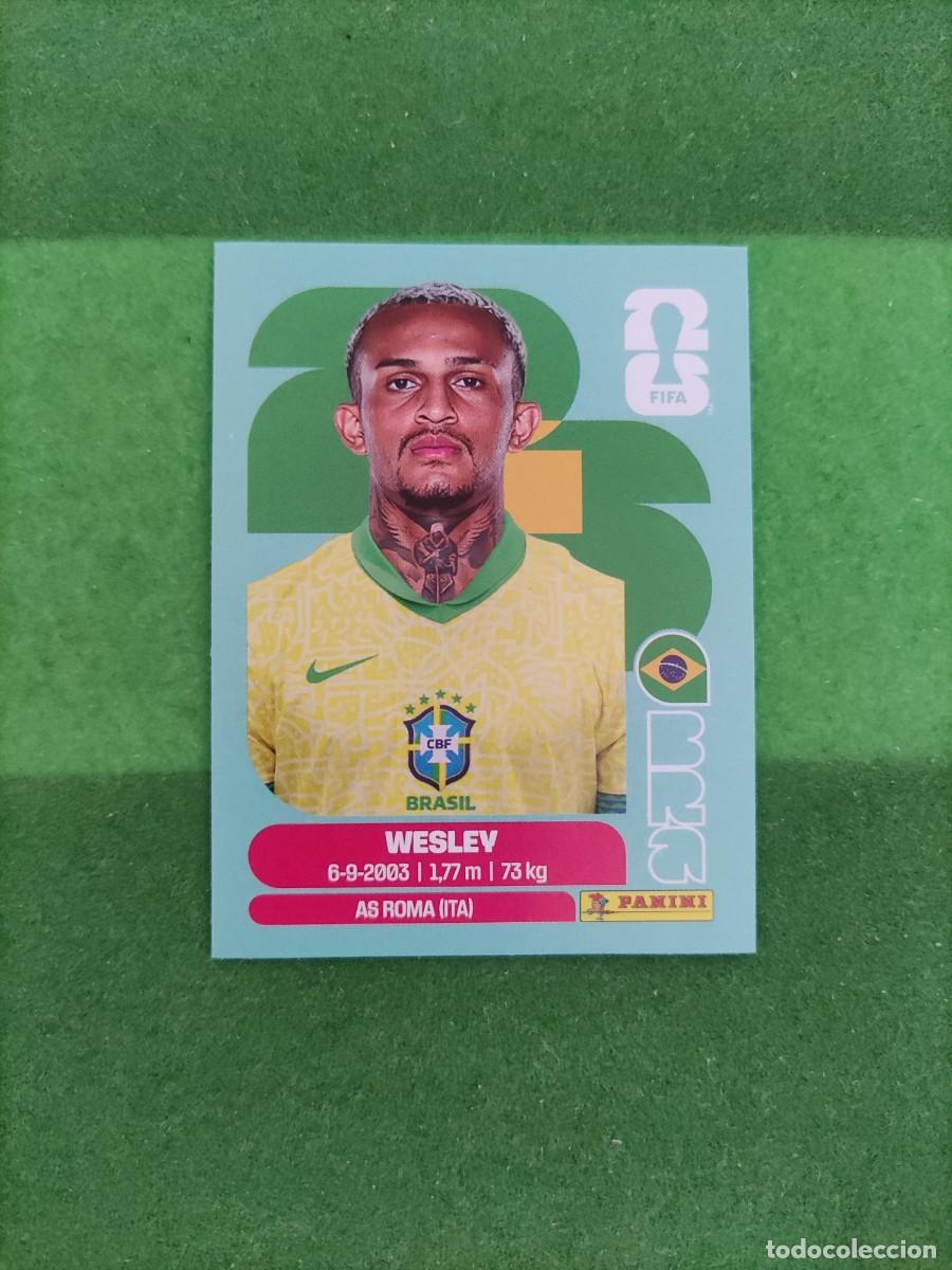 Cromos de F&uacute;tbol: Wesley Brasil BRA 8 Sticker Mundial 2026 FIFA World Cup / Sin pegar