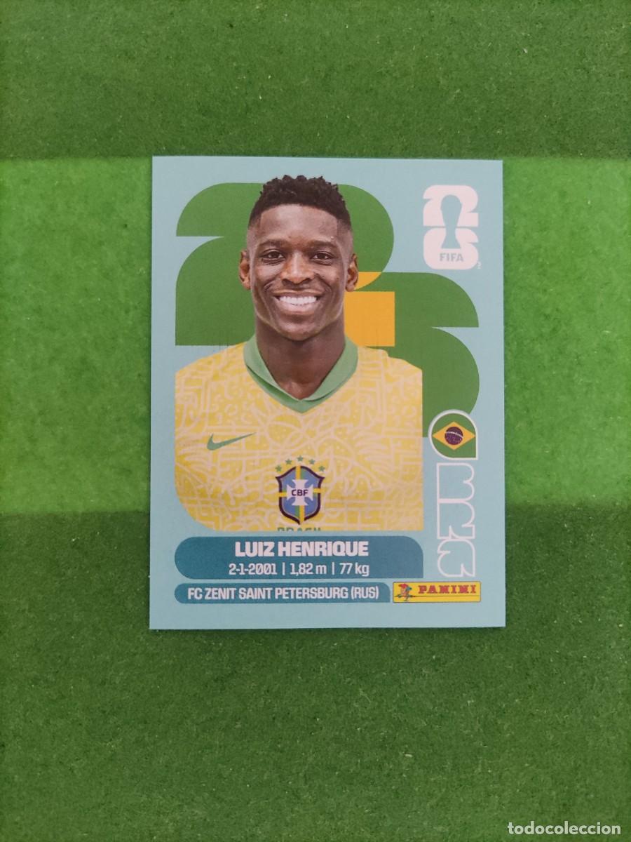 Cromos de F&uacute;tbol: Luiz Henrique Brasil BRA 12 Sticker Mundial 2026 FIFA World Cup / Sin pegar