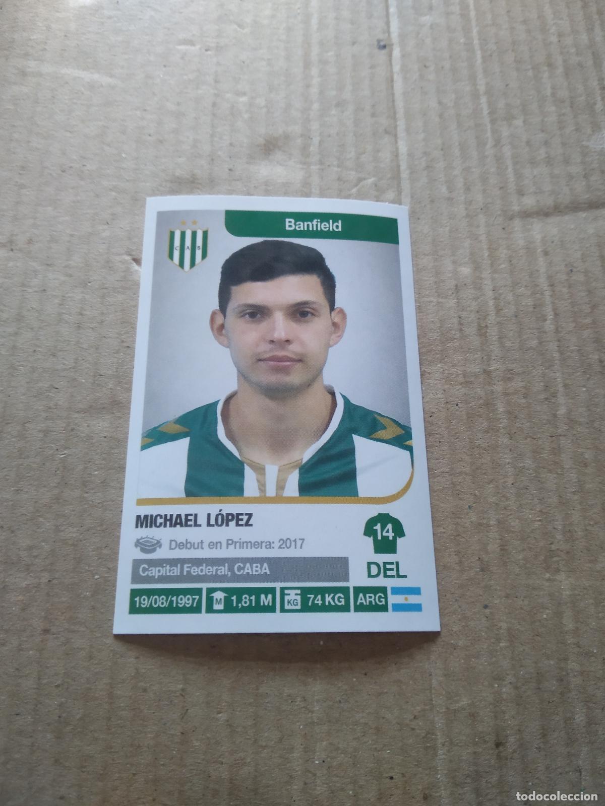 Cromos de F&uacute;tbol: 62 MICHAEL LOPEZ BANFIELD CROMO FUTBOL ARGENTINO 18-19 PANINI LIGA ARGENTINA 2018-2019