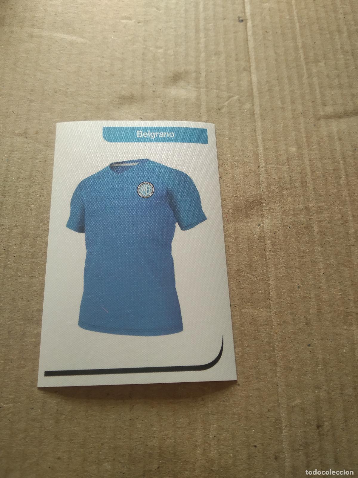 Cromos de F&uacute;tbol: 64 CAMISETA BELGRANO CROMO FUTBOL ARGENTINO 18-19 PANINI LIGA ARGENTINA 2018-2019