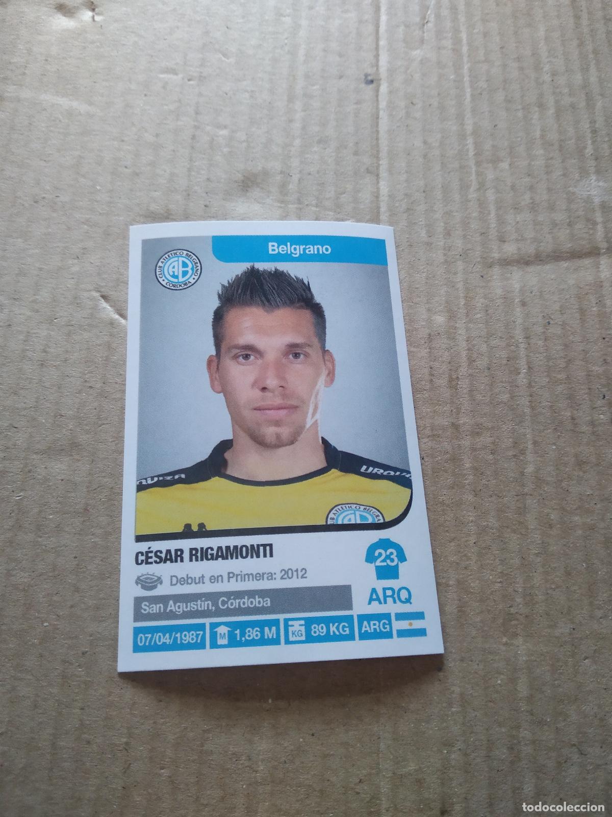 Cromos de F&uacute;tbol: 65 CESAR RIGAMONTI BELGRANO CROMO FUTBOL ARGENTINO 18-19 PANINI LIGA ARGENTINA 2018-2019