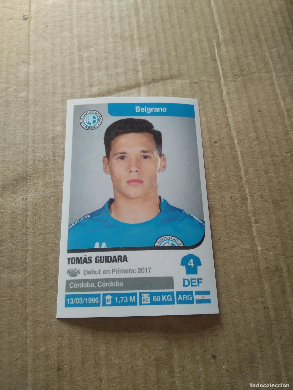 Cromos de F&uacute;tbol: 66 TOMAS GUIDARA BELGRANO CROMO FUTBOL ARGENTINO 18-19 PANINI LIGA ARGENTINA 2018-2019