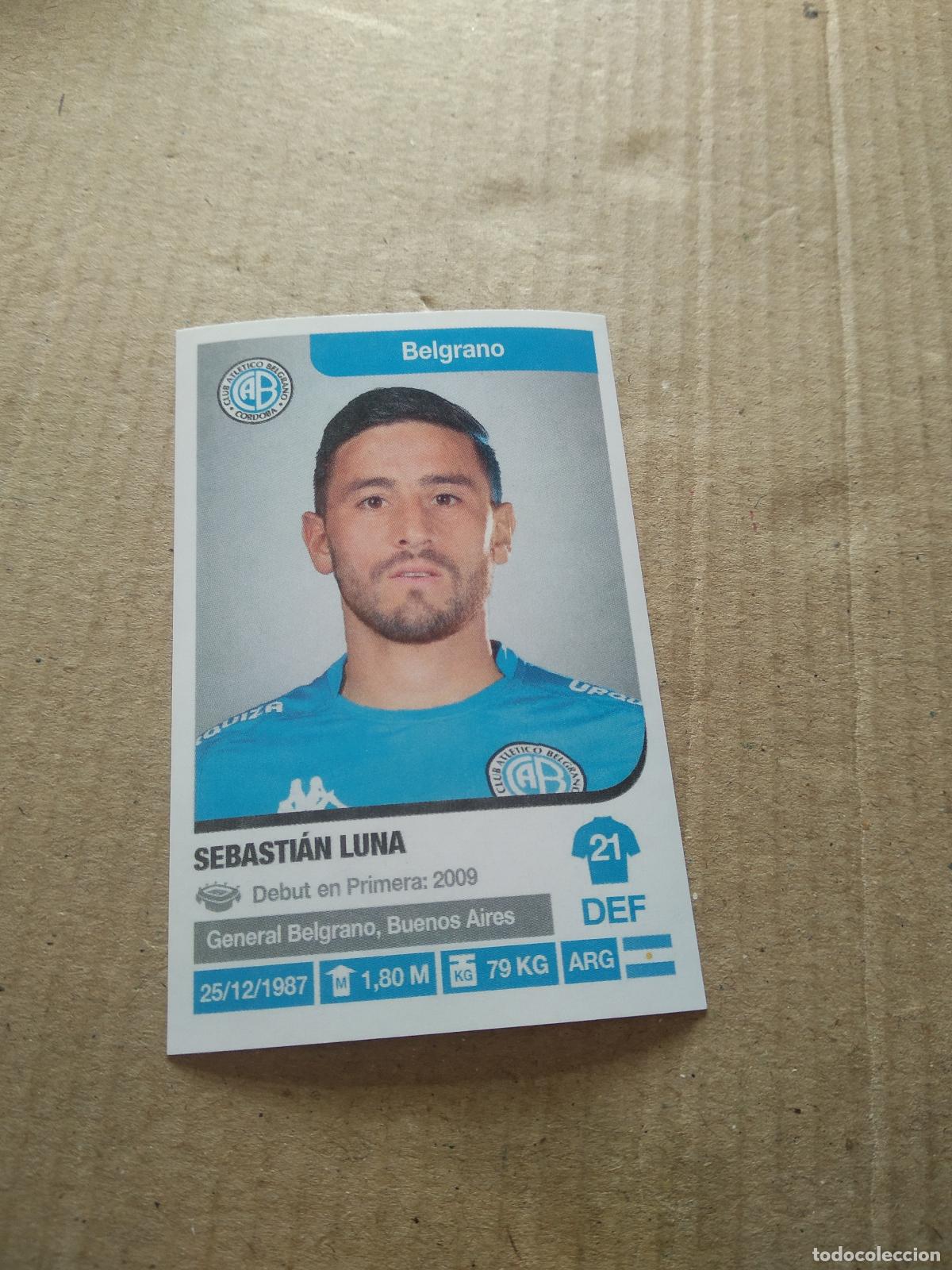Cromos de F&uacute;tbol: 67 SEBASTIAN LUNA BELGRANO CROMO FUTBOL ARGENTINO 18-19 PANINI LIGA ARGENTINA 2018-2019