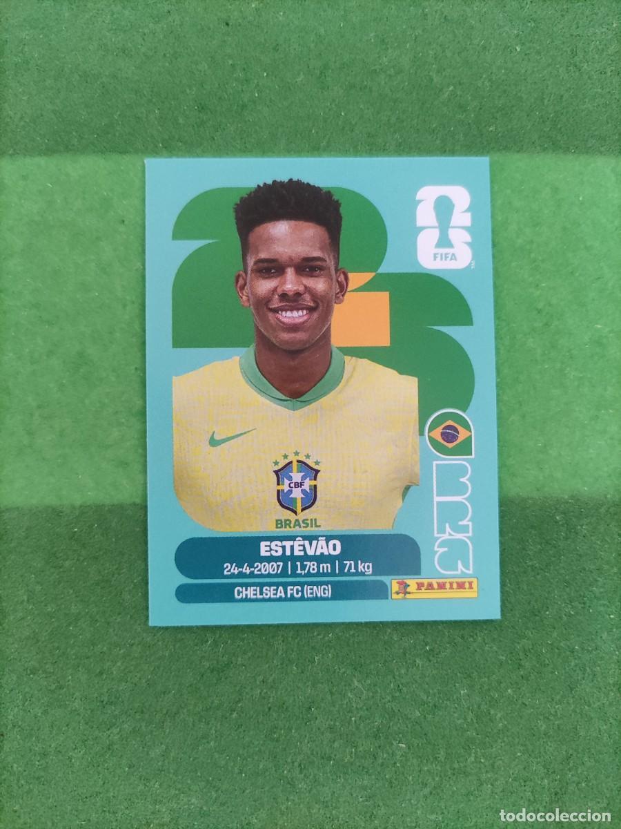 Cromos de F&uacute;tbol: Est&ecirc;v&atilde;o Brasil BRA 20 Sticker Mundial 2026 FIFA World Cup / Sin pegar