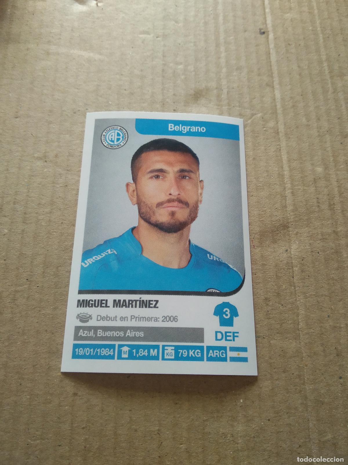 Cromos de F&uacute;tbol: 68 MIGUEL MARTINEZ BELGRANO CROMO FUTBOL ARGENTINO 18-19 PANINI LIGA ARGENTINA 2018-2019