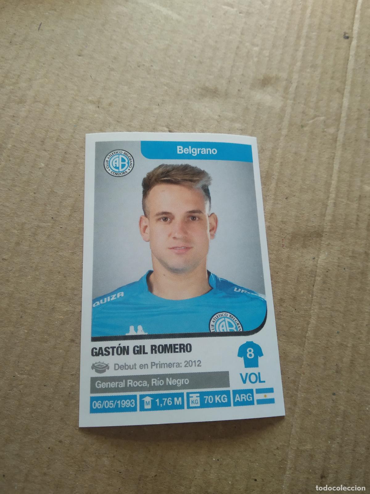 Cartes &agrave; collectionner de Football: 71 GASTON GIL ROMERO BELGRANO CROMO FUTBOL ARGENTINO 18-19 PANINI LIGA ARGENTINA 2018-2019