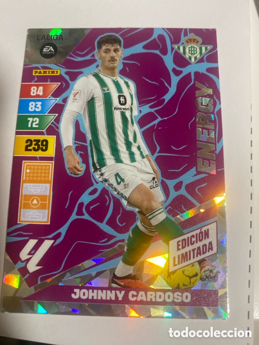 Football Stickers: Johnny Cardoso Energy Adrenalin XL 23/24