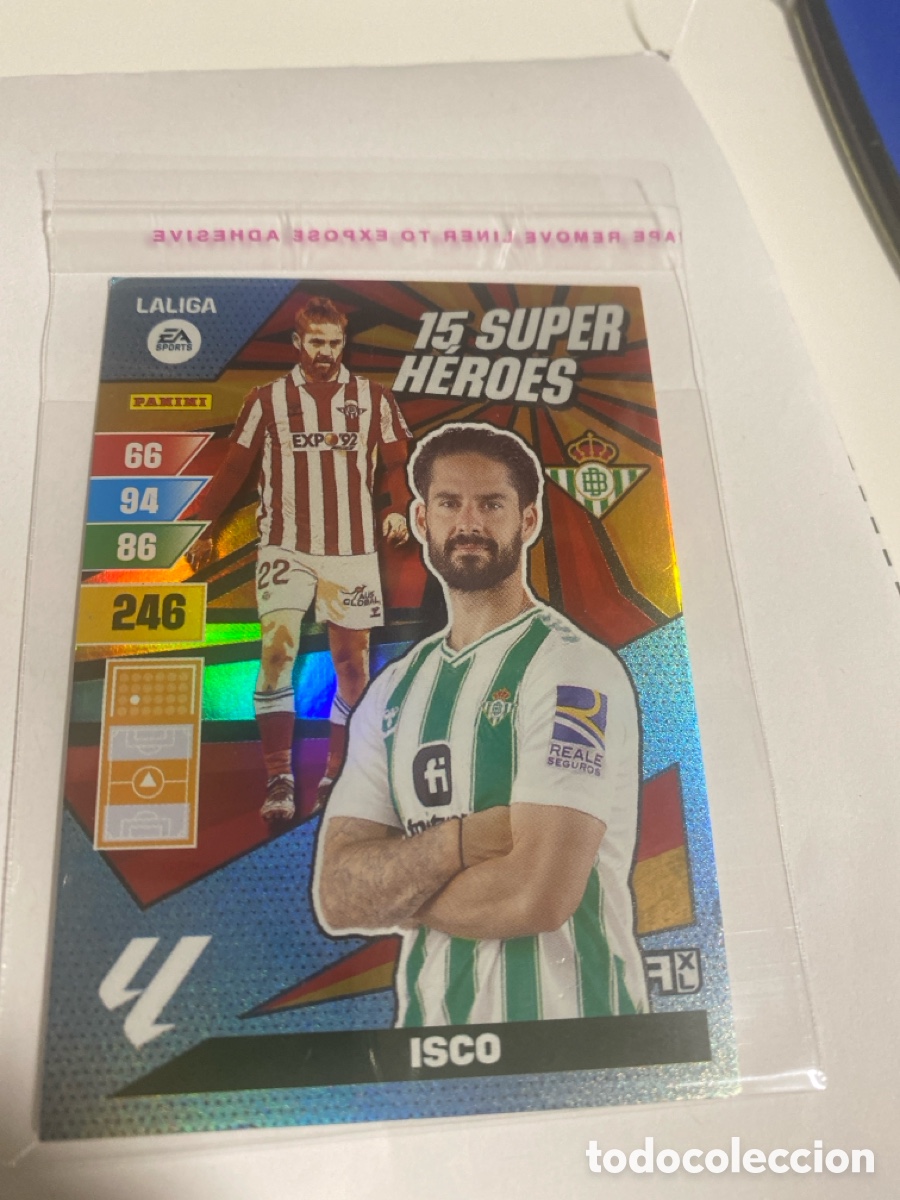 Cartes &agrave; collectionner de Football: Isco 15 S&uacute;per H&eacute;roes Adrenalin XL 23/24