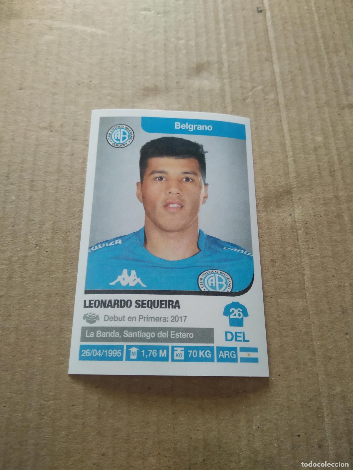 Cartes &agrave; collectionner de Football: 76 LEONARDO SEQUEIRA BELGRANO CROMO FUTBOL ARGENTINO 18-19 PANINI LIGA ARGENTINA 2018-2019