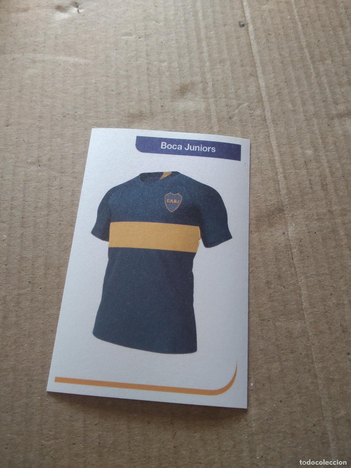 Cartes &agrave; collectionner de Football: 79 CAMISETA BOCA JUNIORS CROMO FUTBOL ARGENTINO 18-19 PANINI LIGA ARGENTINA 2018-2019