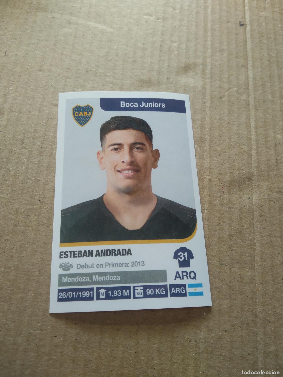 Cartes &agrave; collectionner de Football: 80 ESTEBAN ANDRADA BOCA JUNIORS CROMO FUTBOL ARGENTINO 18-19 PANINI LIGA ARGENTINA 2018-2019
