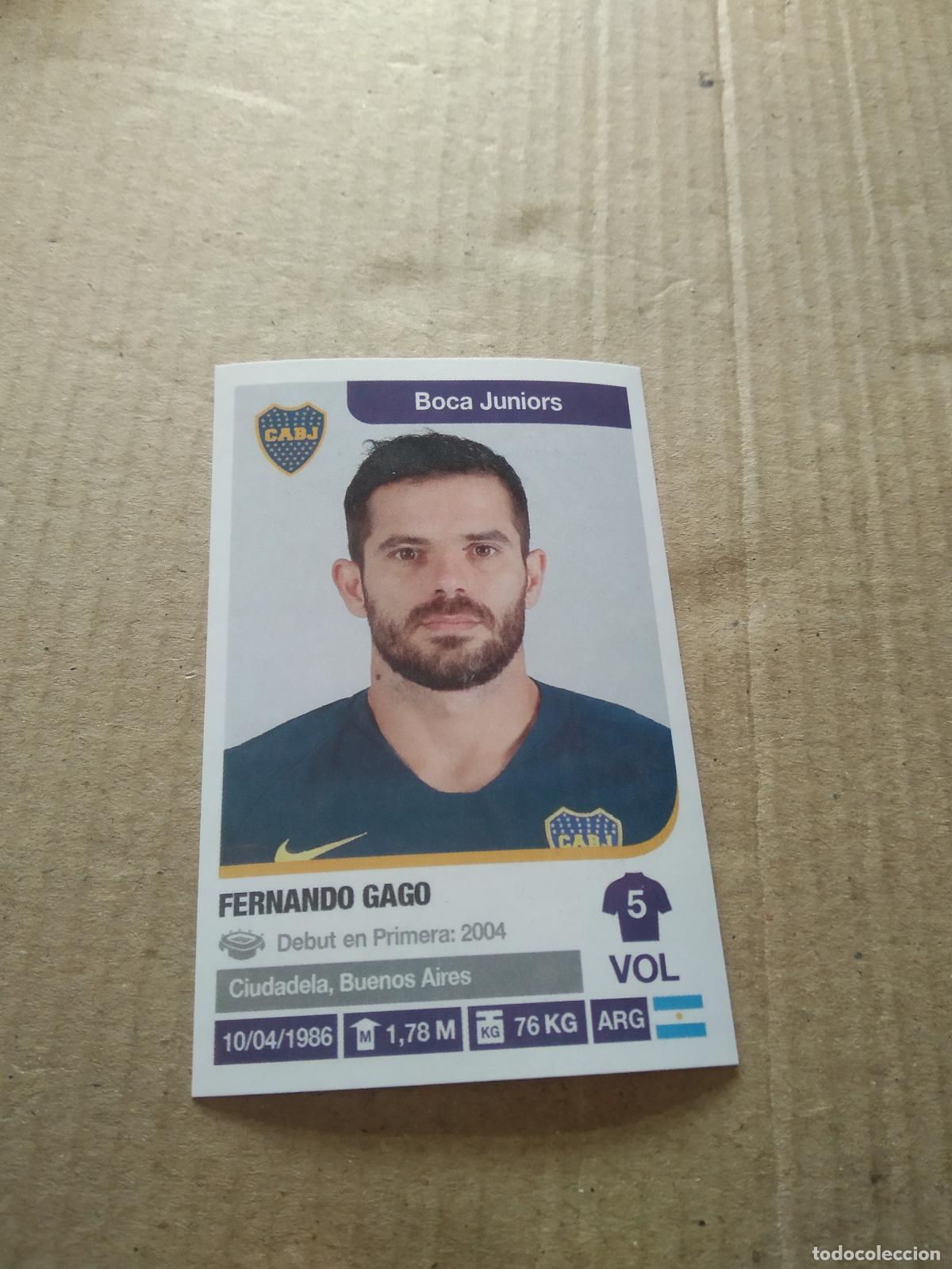 Fu&szlig;ball-Sticker: 85 FERNANDO GAGO BOCA JUNIORS CROMO FUTBOL ARGENTINO 18-19 PANINI LIGA ARGENTINA 2018-2019