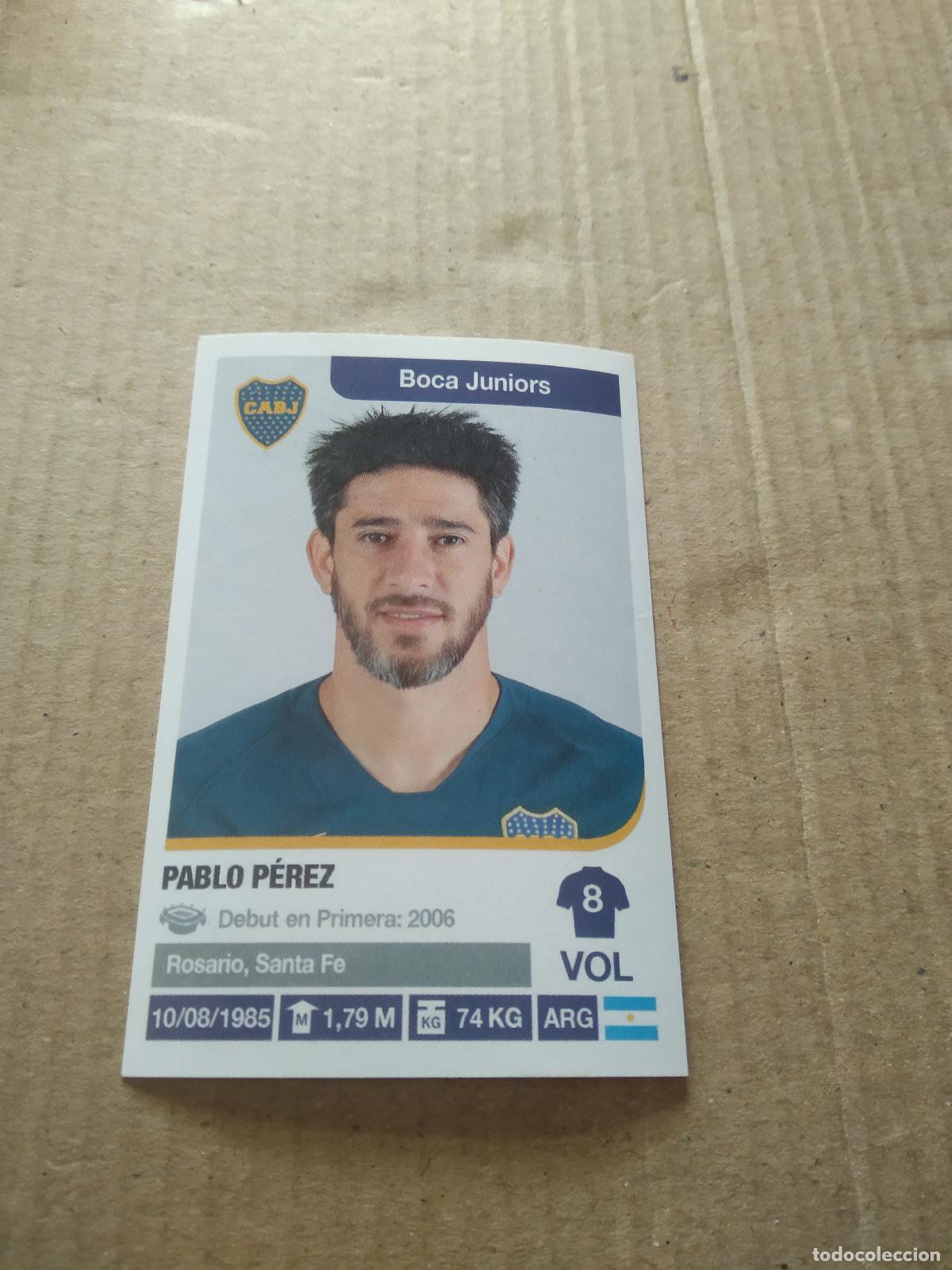 Cartes &agrave; collectionner de Football: 86 PABLO PEREZ BOCA JUNIORS CROMO FUTBOL ARGENTINO 18-19 PANINI LIGA ARGENTINA 2018-2019