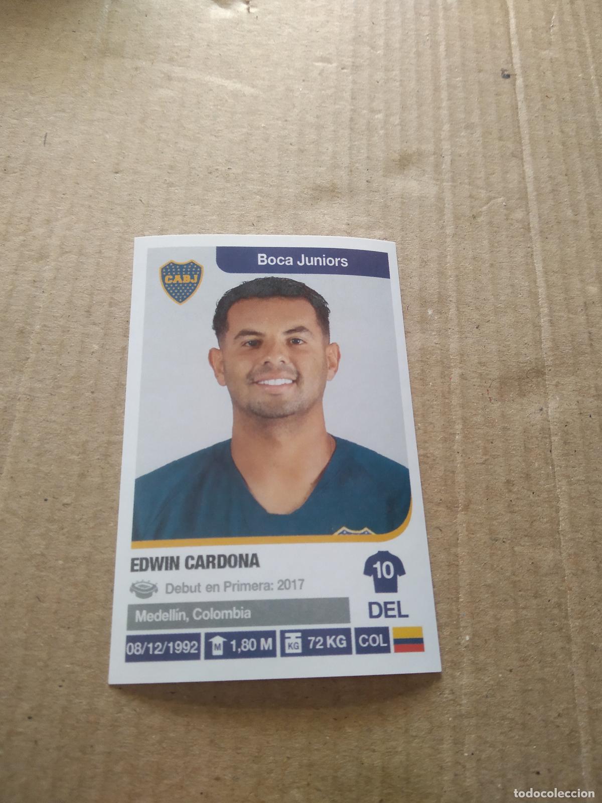 Cromos de F&uacute;tbol: 89 EDWIN CARDONA BOCA JUNIORS CROMO FUTBOL ARGENTINO 18-19 PANINI LIGA ARGENTINA 2018-2019