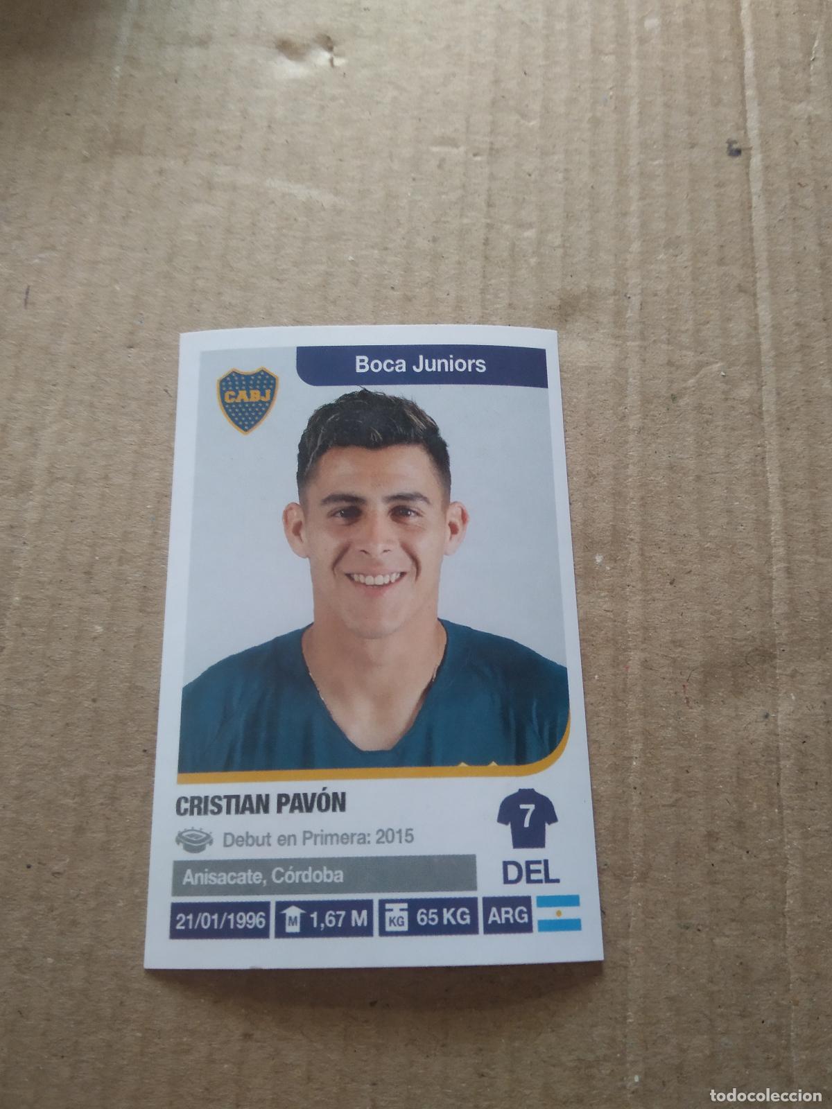 Cromos de F&uacute;tbol: 90 CRISTIAN PAVON BOCA JUNIORS CROMO FUTBOL ARGENTINO 18-19 PANINI LIGA ARGENTINA 2018-2019