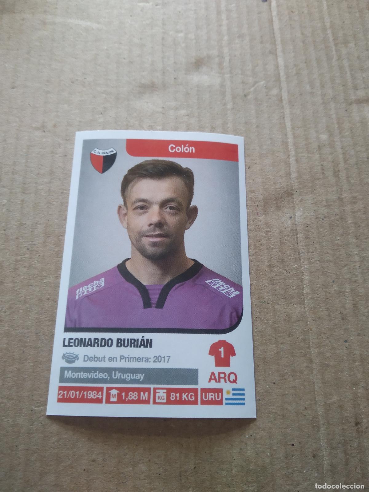 Cromos de F&uacute;tbol: 95 LEONARDO BURIAN COLON CROMO FUTBOL ARGENTINO 18-19 PANINI LIGA ARGENTINA 2018-2019
