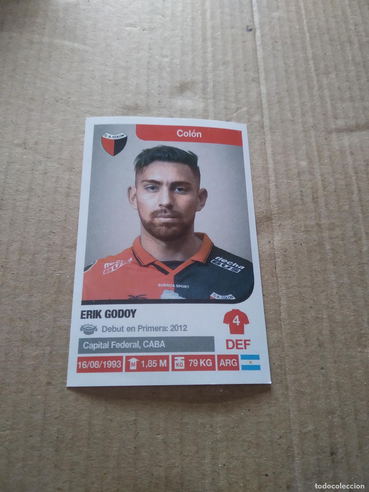 Cromos de F&uacute;tbol: 100 ERIK GODOY COLON CROMO FUTBOL ARGENTINO 18-19 PANINI LIGA ARGENTINA 2018-2019