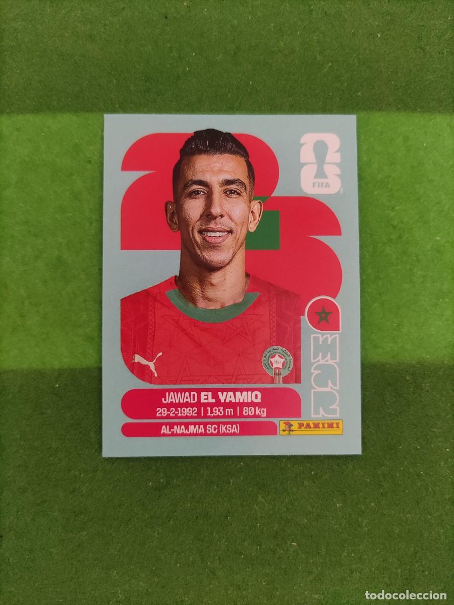 Cromos de F&uacute;tbol: El Yamiq Marruecos MAR 8 Sticker Mundial 2026 FIFA World Cup / Sin pegar