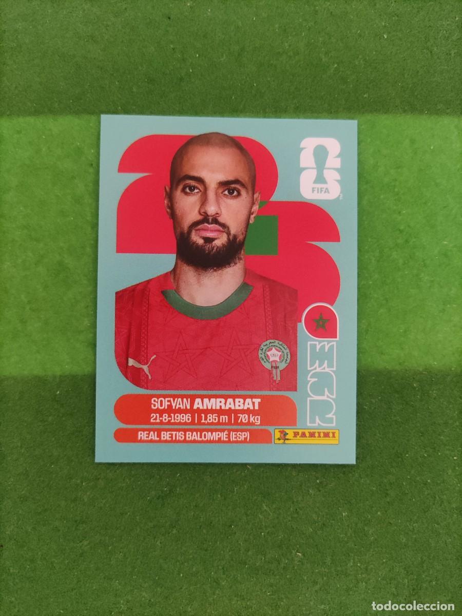 Cromos de F&uacute;tbol: Amrabat Marruecos MAR 10 Sticker Mundial 2026 FIFA World Cup / Sin pegar