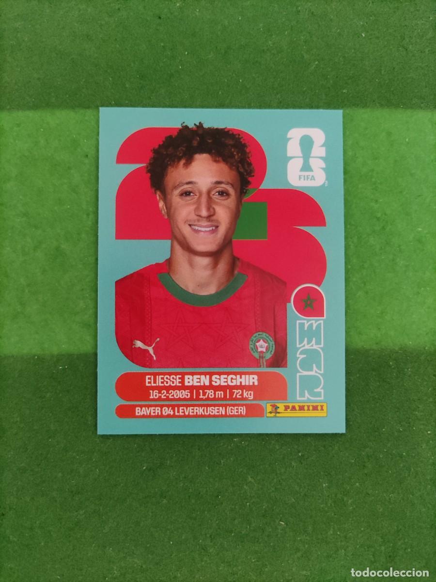 Cromos de F&uacute;tbol: Ben Seghir Marruecos MAR 12 Sticker Mundial 2026 FIFA World Cup / Sin pegar
