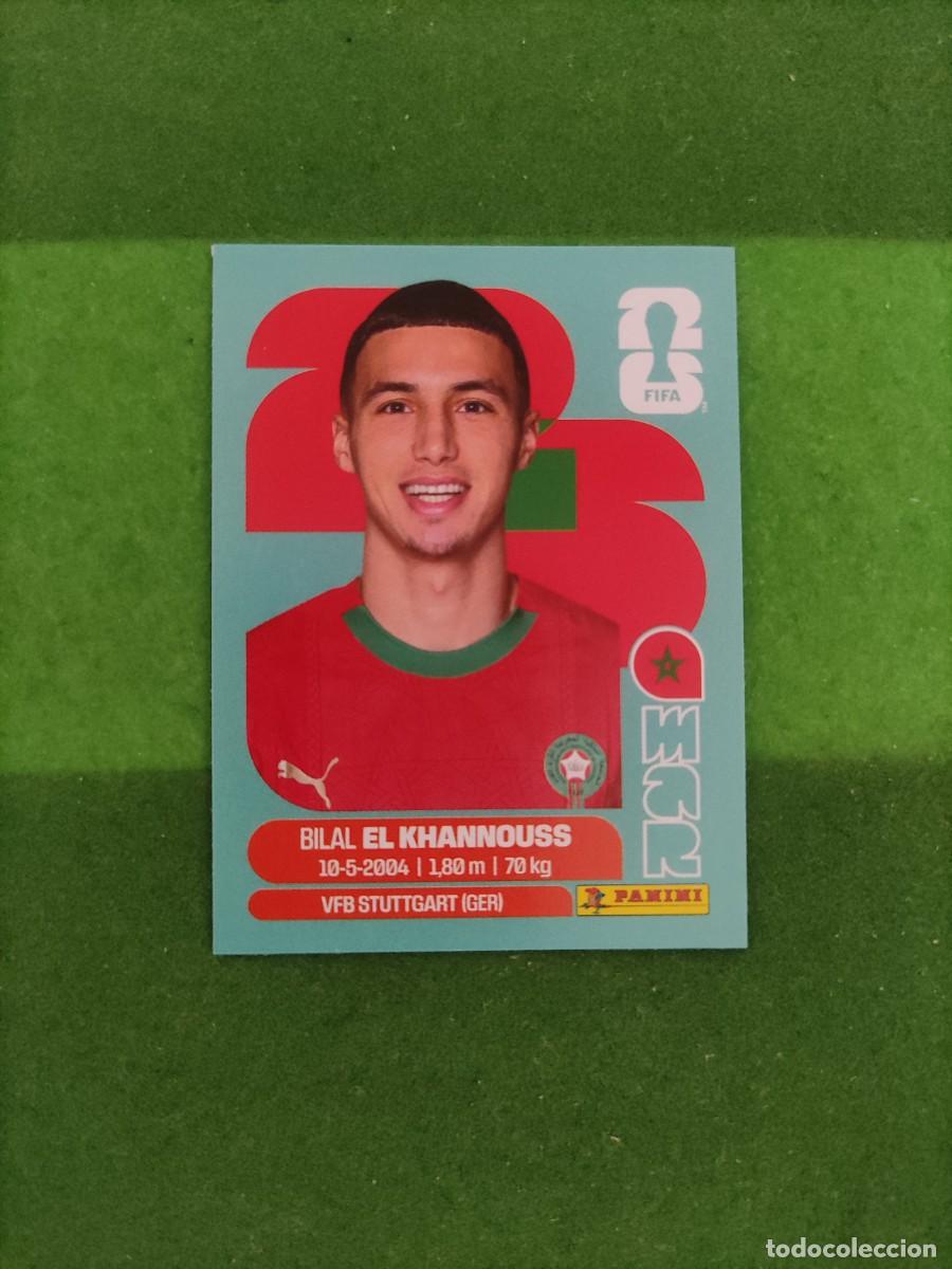 Cromos de F&uacute;tbol: El Khannouss Marruecos MAR 14 Sticker Mundial 2026 FIFA World Cup / Sin pegar