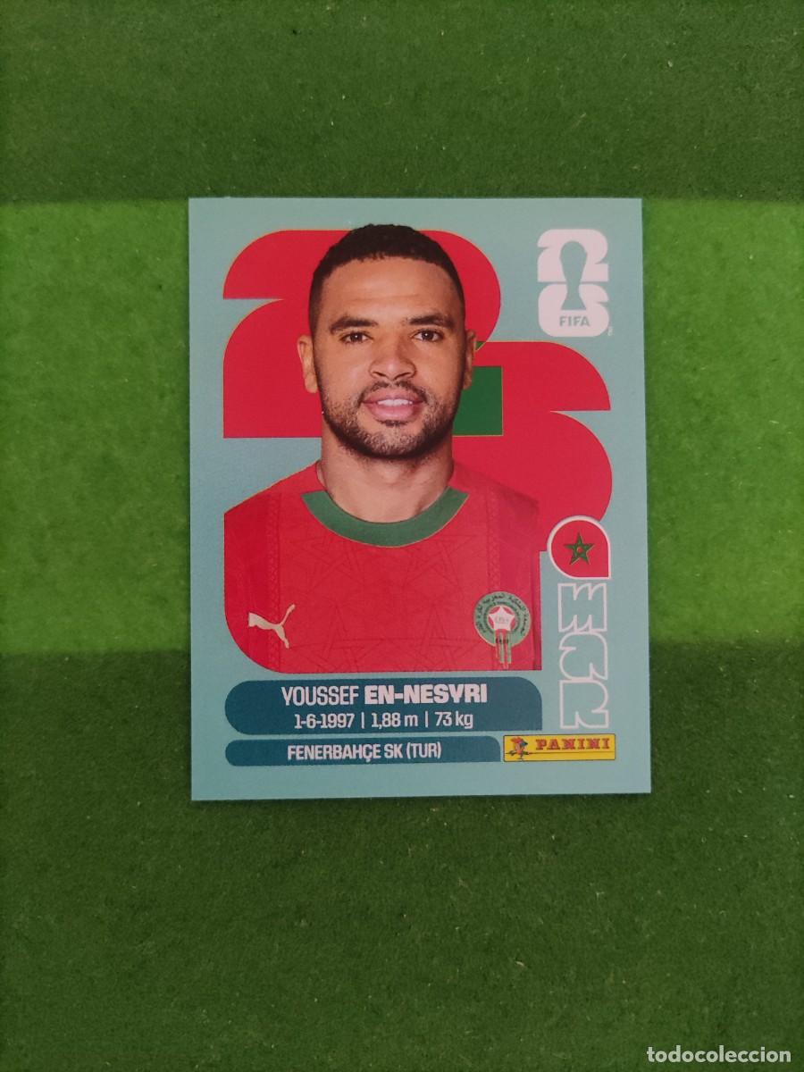 Cromos de F&uacute;tbol: En-Nesyri Marruecos MAR 16 Sticker Mundial 2026 FIFA World Cup / Sin pegar