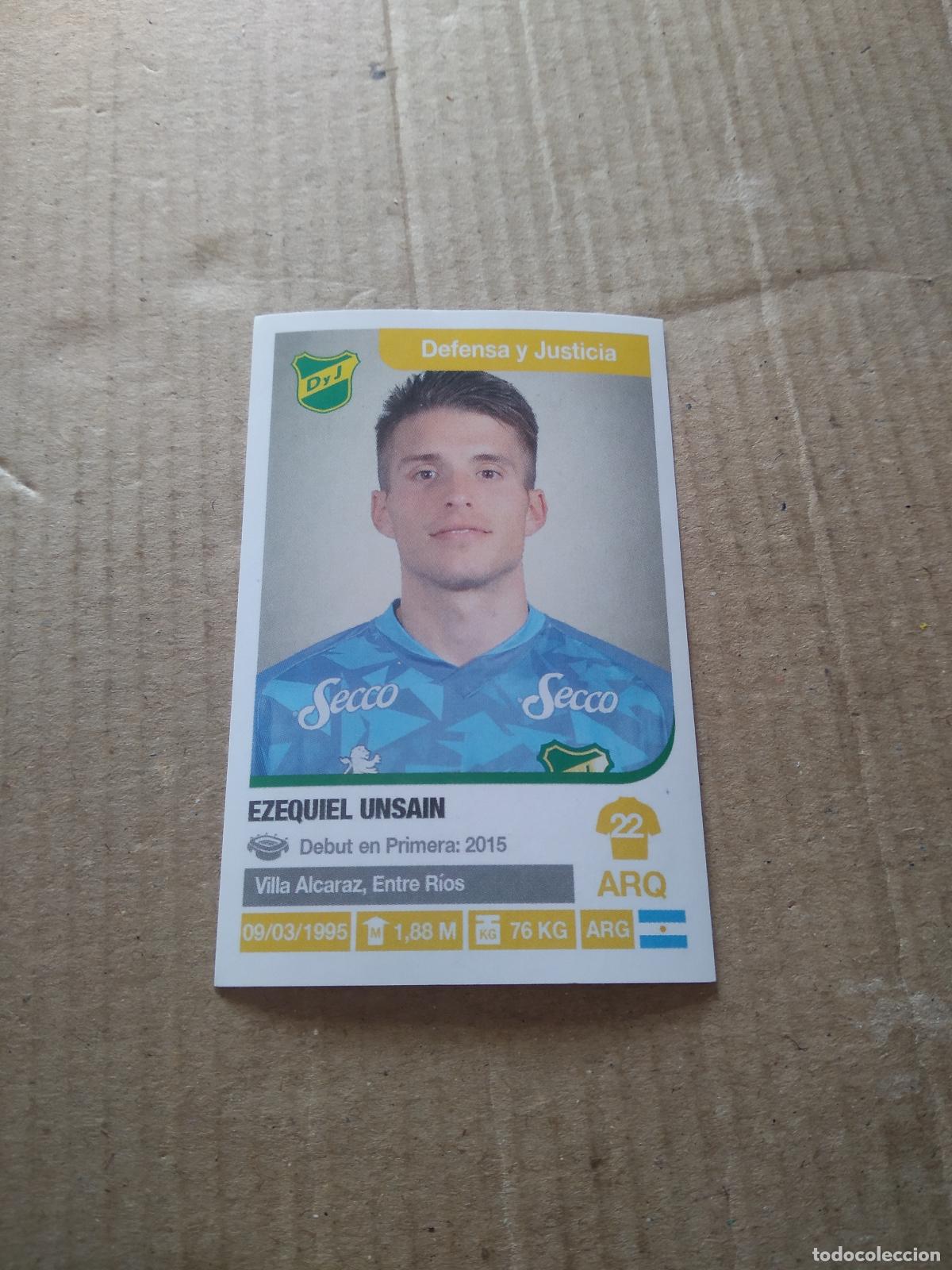 Cromos de F&uacute;tbol: 110 EZEQUIEL UNSAIN DEFENSA Y JUSTICIA CROMO FUTBOL ARGENTINO 18-19 PANINI LIGA ARGENTINA 2018-2019