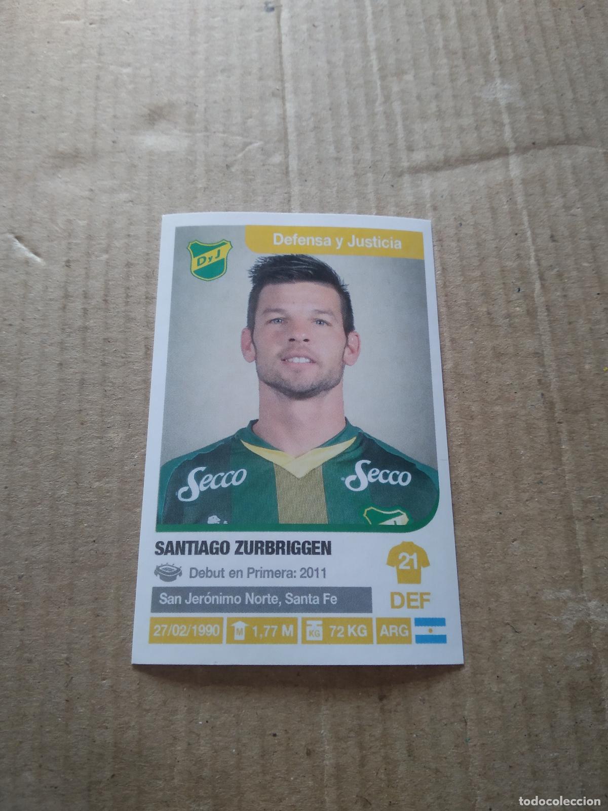 Cromos de F&uacute;tbol: 111 ZURBRIGGEN DEFENSA Y JUSTICIA CROMO FUTBOL ARGENTINO 18-19 PANINI LIGA ARGENTINA 2018-2019