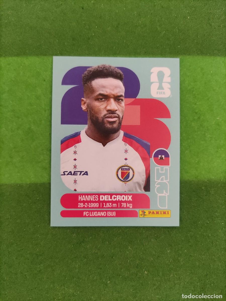 Cromos de F&uacute;tbol: Delcroix Hait&iacute; HAI 9 Sticker Mundial 2026 FIFA World Cup / Sin pegar