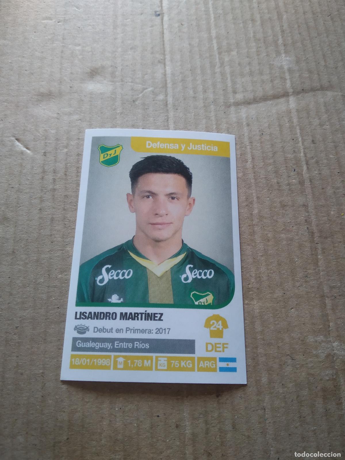 Cromos de F&uacute;tbol: 112 LISANDRO MARTINEZ ROOKIE DEFENSA CROMO FUTBOL ARGENTINO 18-19 PANINI LIGA ARGENTINA 2018-2019