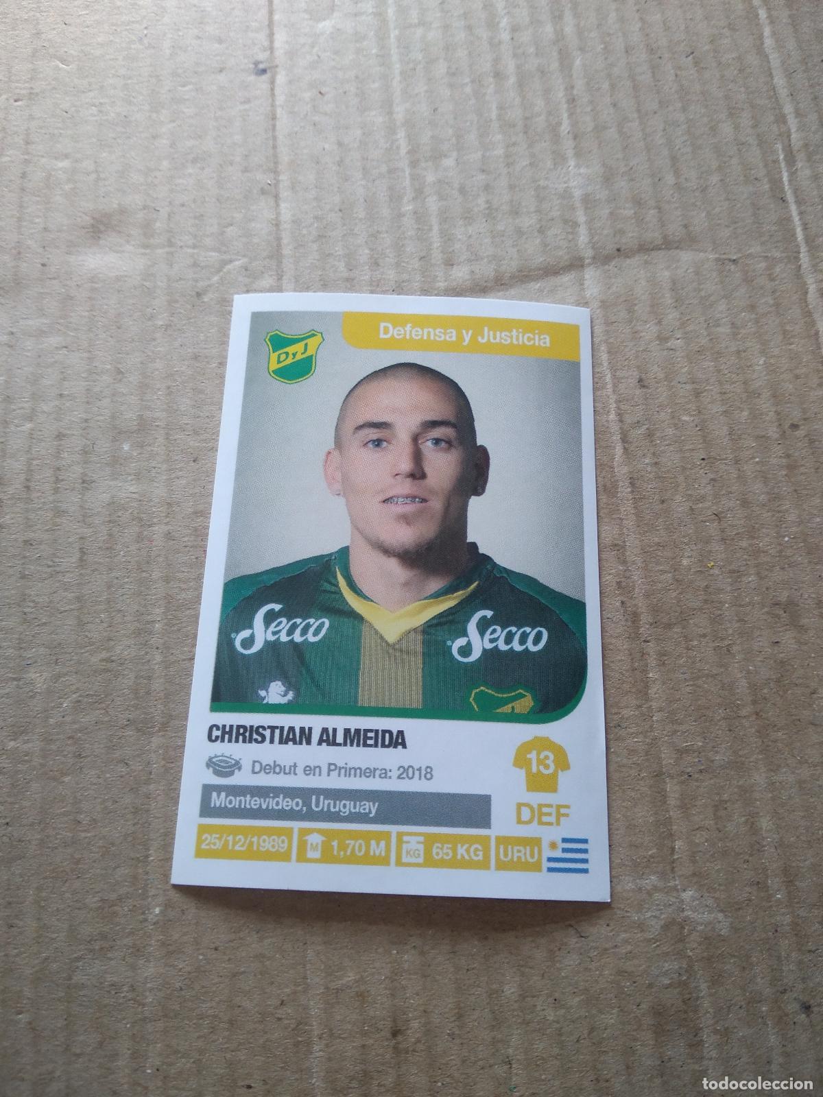 Fu&szlig;ball-Sticker: 113 CHRISTIAN ALMEIDA DEFENSA JUSTICIA CROMO FUTBOL ARGENTINO 18-19 PANINI LIGA ARGENTINA 2018-2019