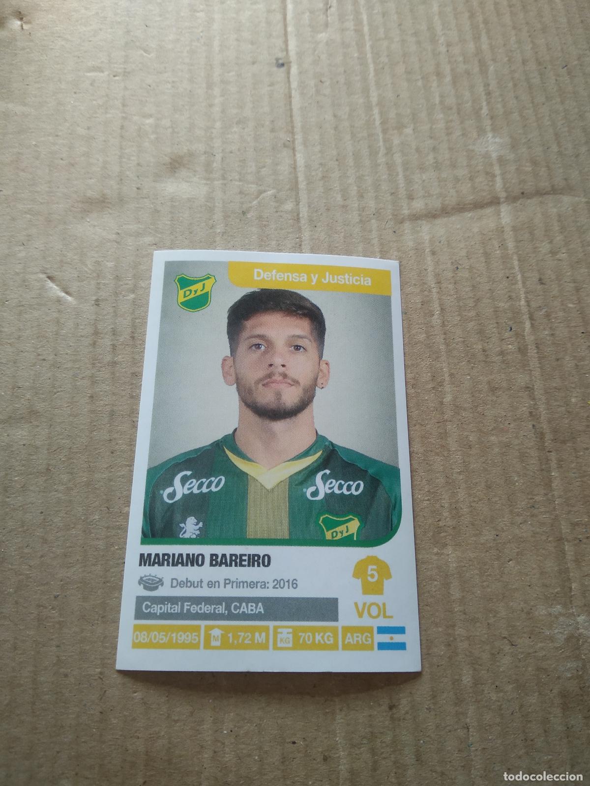 Cromos de F&uacute;tbol: 115 MARIANO BAREIRO DEFENSA Y JUSTICIA CROMO FUTBOL ARGENTINO 18-19 PANINI LIGA ARGENTINA 2018-2019
