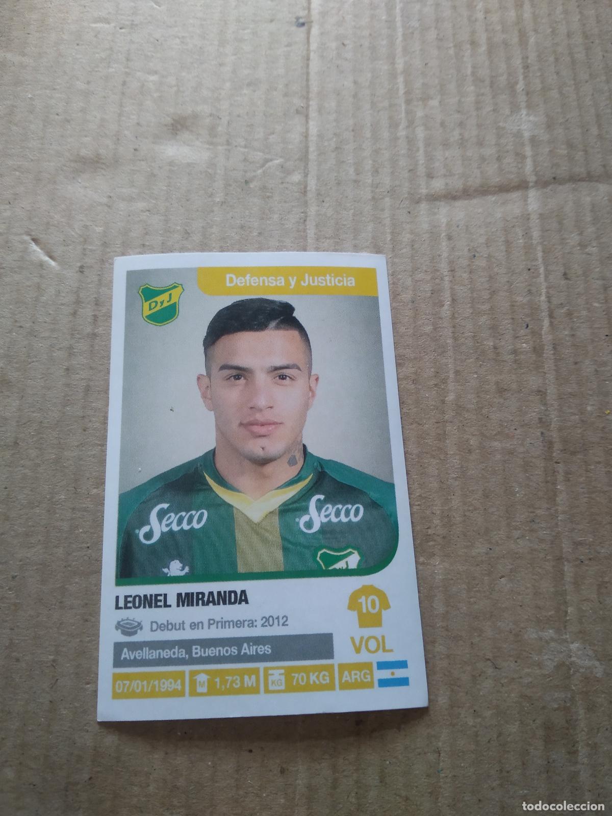 Cromos de F&uacute;tbol: 118 LEONEL MIRANDA DEFENSA Y JUSTICIA CROMO FUTBOL ARGENTINO 18-19 PANINI LIGA ARGENTINA 2018-2019