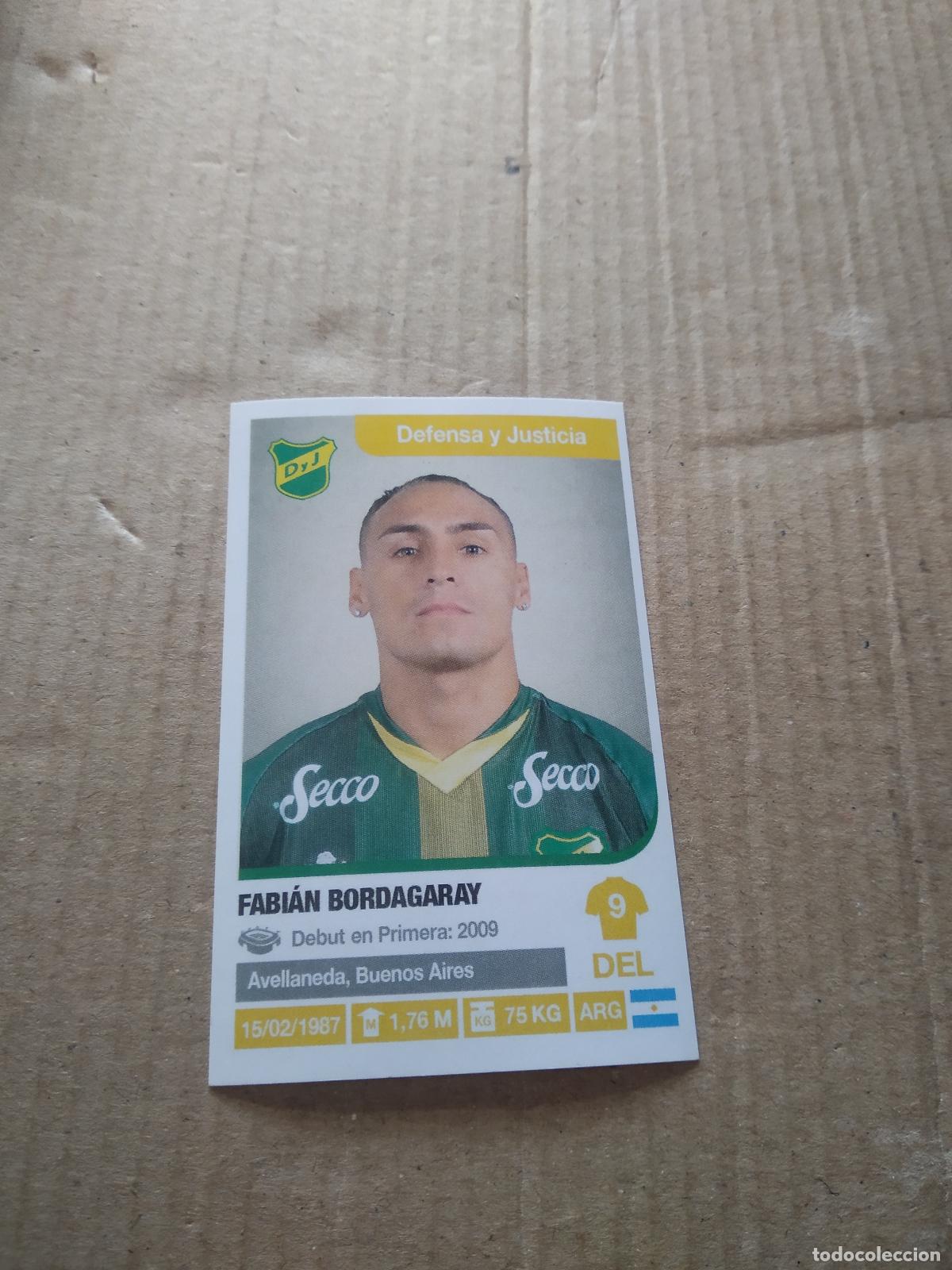 Cromos de F&uacute;tbol: 121 FABIAN BORDAGARAY DEFENSA JUSTICIA CROMO FUTBOL ARGENTINO 18-19 PANINI LIGA ARGENTINA 2018-2019