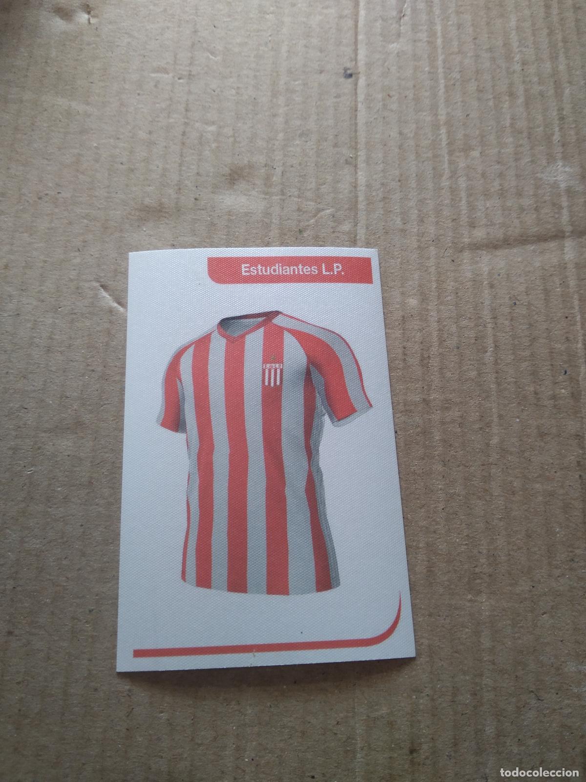 Fu&szlig;ball-Sticker: 124 CAMISETA ESTUDIANTES DE LA PLATA CROMO FUTBOL ARGENTINO 18-19 PANINI LIGA ARGENTINA 2018-2019