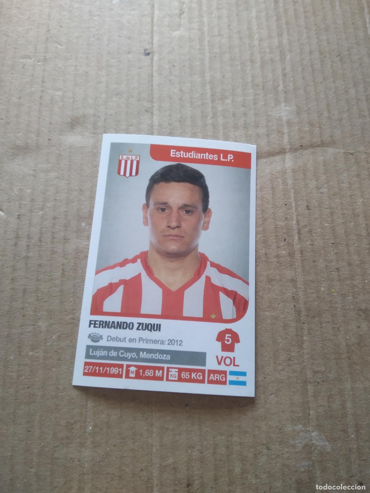 Cromos de F&uacute;tbol: 132 FERNANDO ZUQUI ESTUDIANTES CROMO FUTBOL ARGENTINO 18-19 PANINI LIGA ARGENTINA 2018-2019