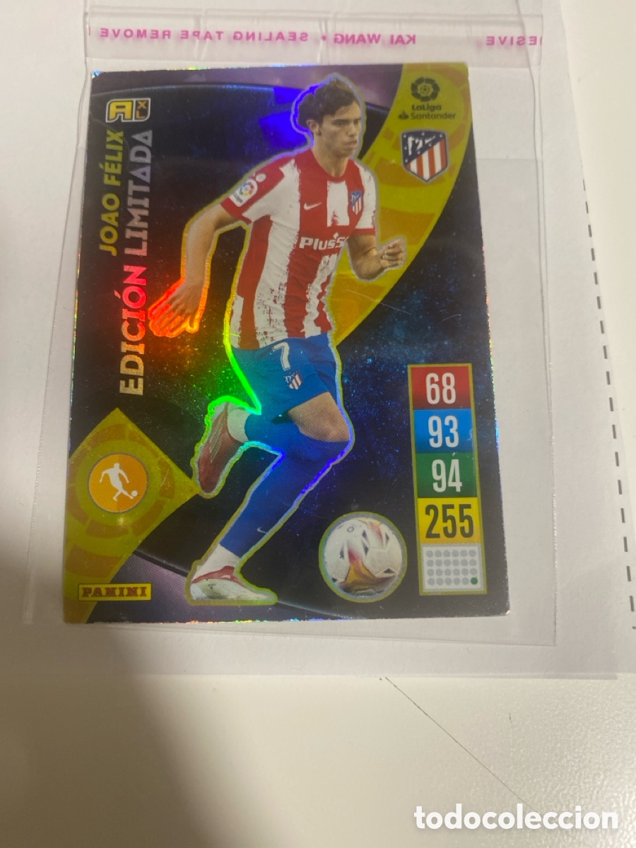 Cromos de F&uacute;tbol: Joao Fe&ntilde;ix Edici&oacute;n Limitada Adrenalin XL 21/22