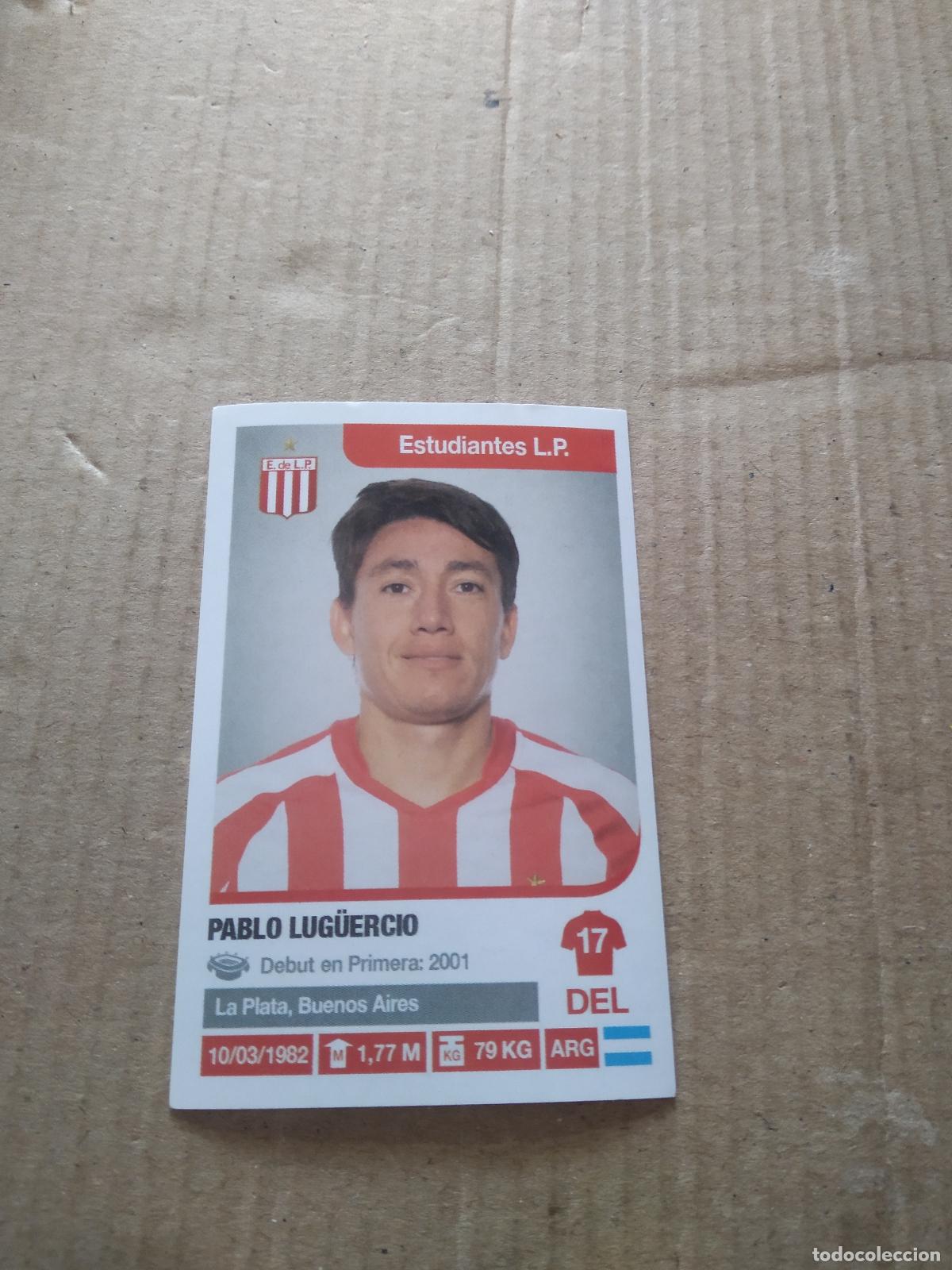 Cromos de F&uacute;tbol: 136 PABLO LUGUERCIO ESTUDIANTES CROMO FUTBOL ARGENTINO 18-19 PANINI LIGA ARGENTINA 2018-2019