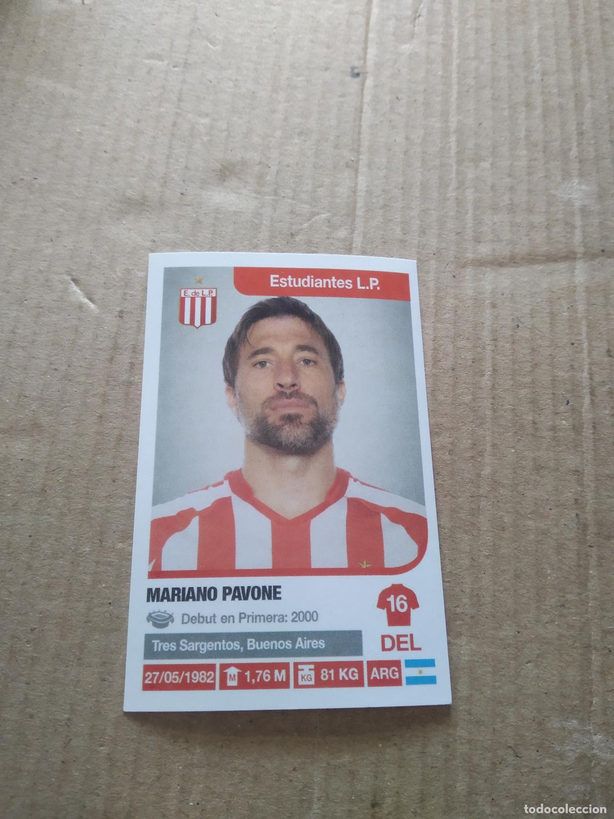 Cromos de F&uacute;tbol: 137 PARIANO PAVONE ESTUDIANTES CROMO FUTBOL ARGENTINO 18-19 PANINI LIGA ARGENTINA 2018-2019