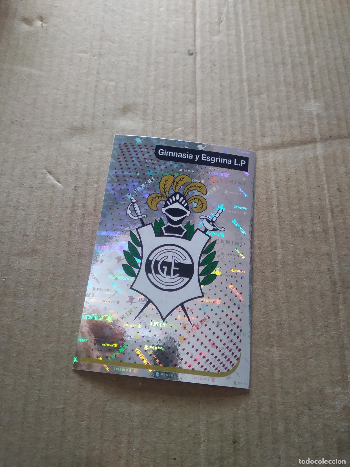 Cromos de F&uacute;tbol: 138 ESCUDO GIMNASIA Y ESGRIMA CROMO FUTBOL ARGENTINO 18-19 PANINI LIGA ARGENTINA 2018-2019