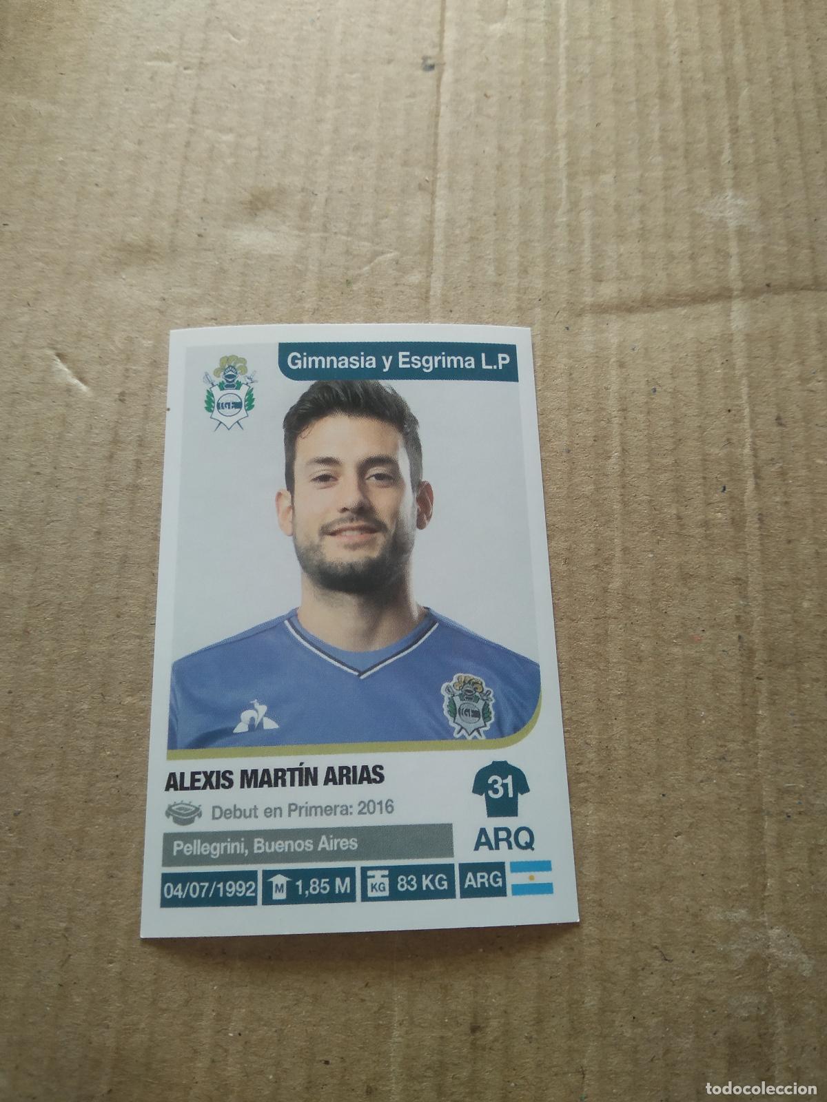 Cromos de F&uacute;tbol: 140 ALEXIS MARTIN ARIAS GIMNASIA CROMO FUTBOL ARGENTINO 18-19 PANINI LIGA ARGENTINA 2018-2019