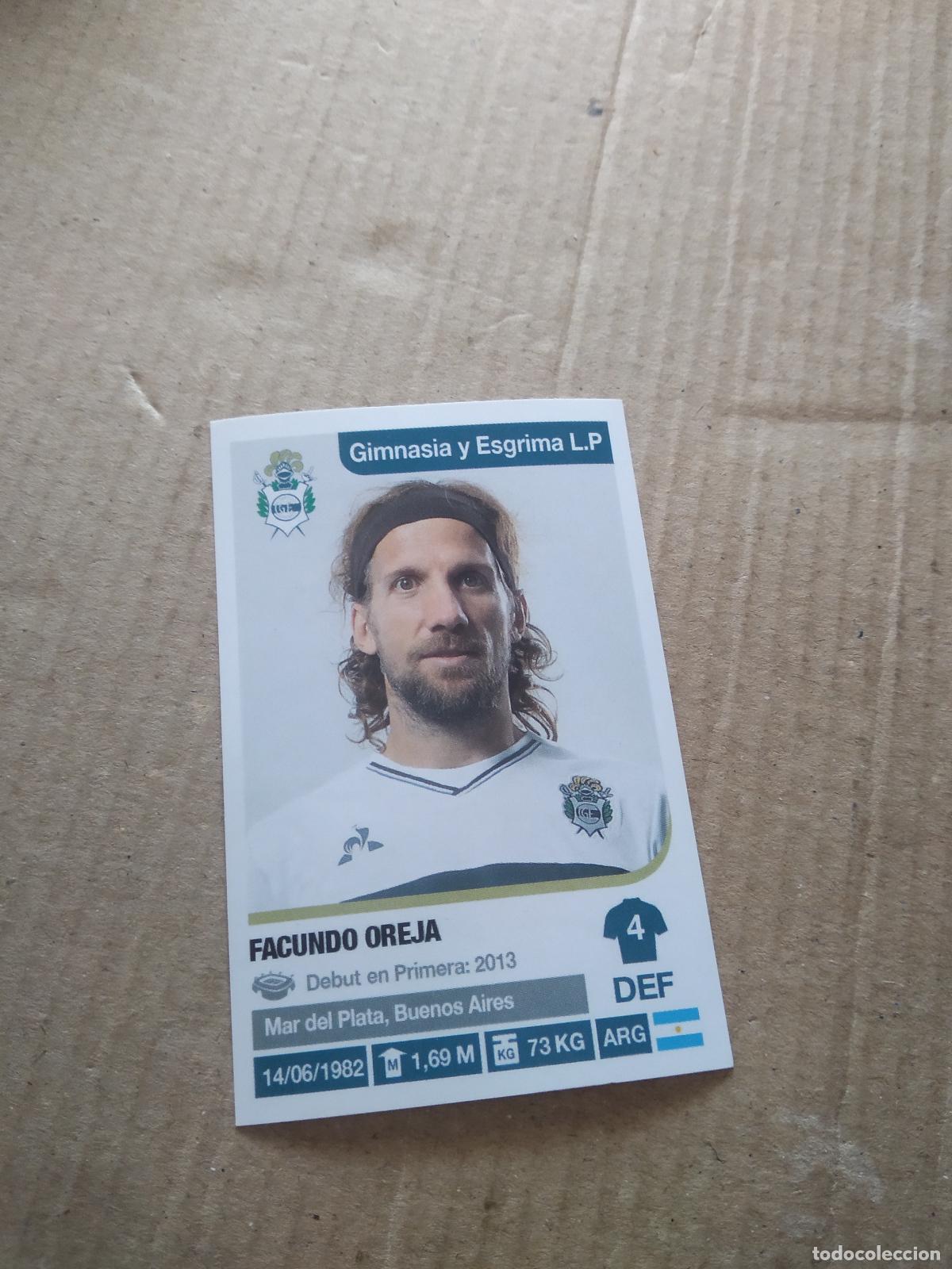 Cromos de F&uacute;tbol: 141 FACUNDO OREJA GIMNASIA Y ESGRIMA CROMO FUTBOL ARGENTINO 18-19 PANINI LIGA ARGENTINA 2018-2019