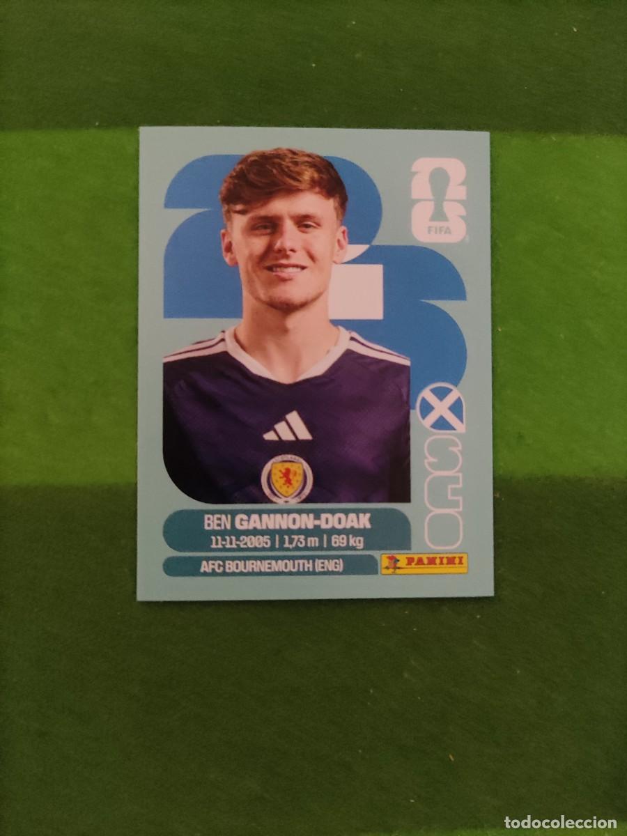 Cromos de F&uacute;tbol: Gannon-Doak Escocia SCO 20 Sticker Mundial 2026 FIFA World Cup / Sin pegar