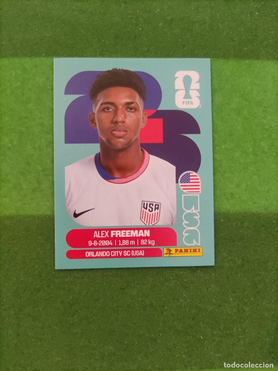 Cromos de F&uacute;tbol: Freeman Estados Unidos USA 6 Sticker Mundial 2026 FIFA World Cup / Sin pegar