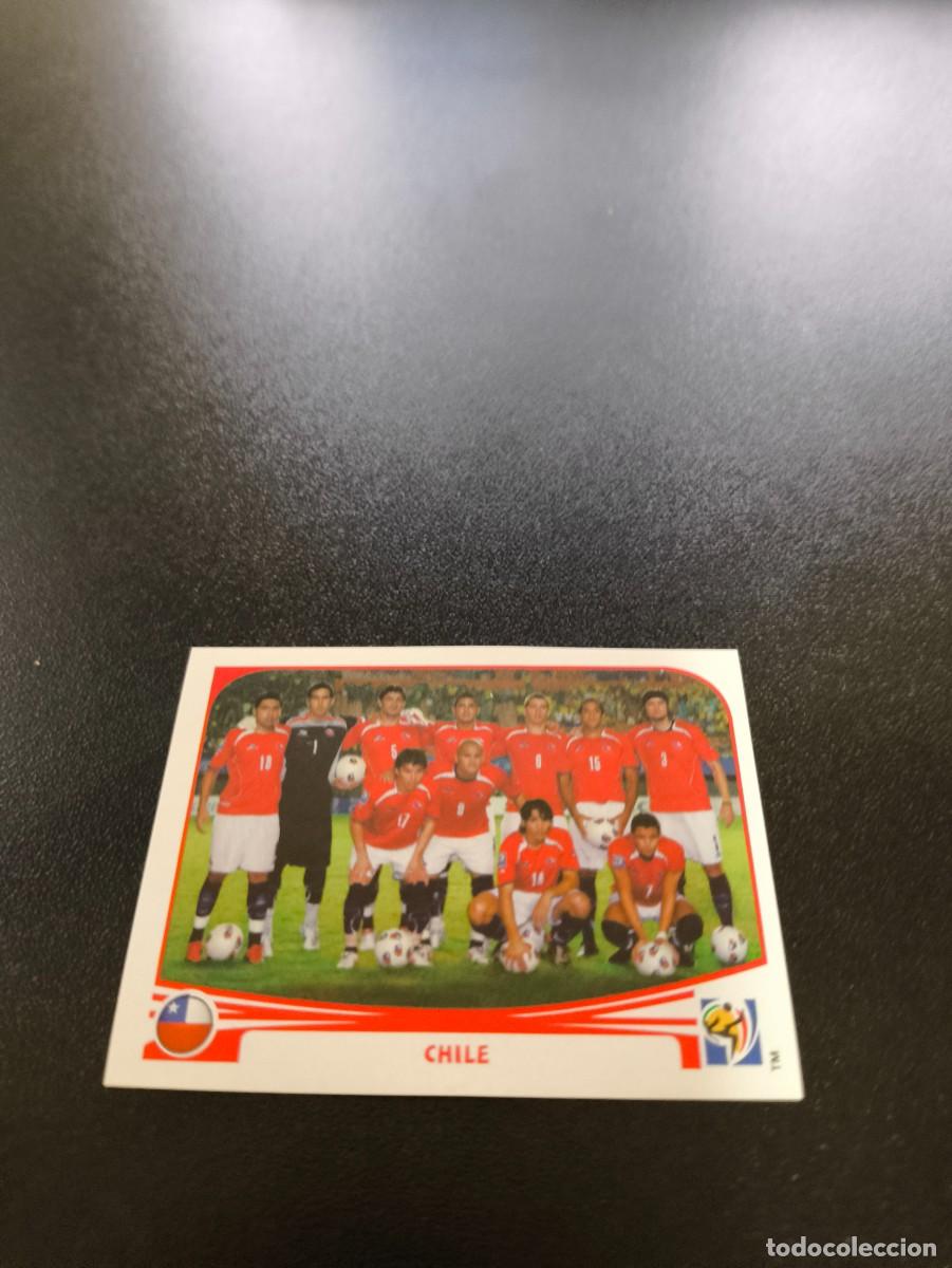 Cromos de F&uacute;tbol: 619 EQUIPO TEAM CHILE SIN PEGAR PANINI FIFA WORLD CUP MUNDIAL SUDAFRICA 2010