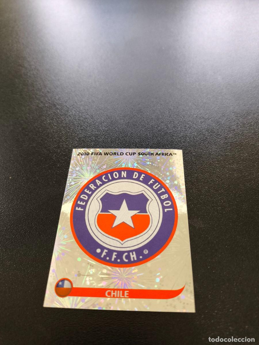 Cromos de F&uacute;tbol: 620 ESCUDO EMBLEMA CHILE SIN PEGAR PANINI FIFA WORLD CUP MUNDIAL SUDAFRICA 2010