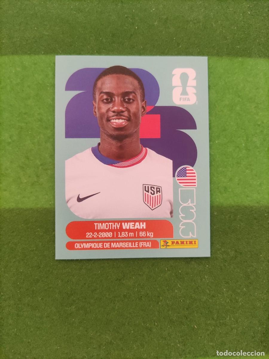 Cromos de F&uacute;tbol: Weah Estados Unidos USA 12 Sticker Mundial 2026 FIFA World Cup / Sin pegar