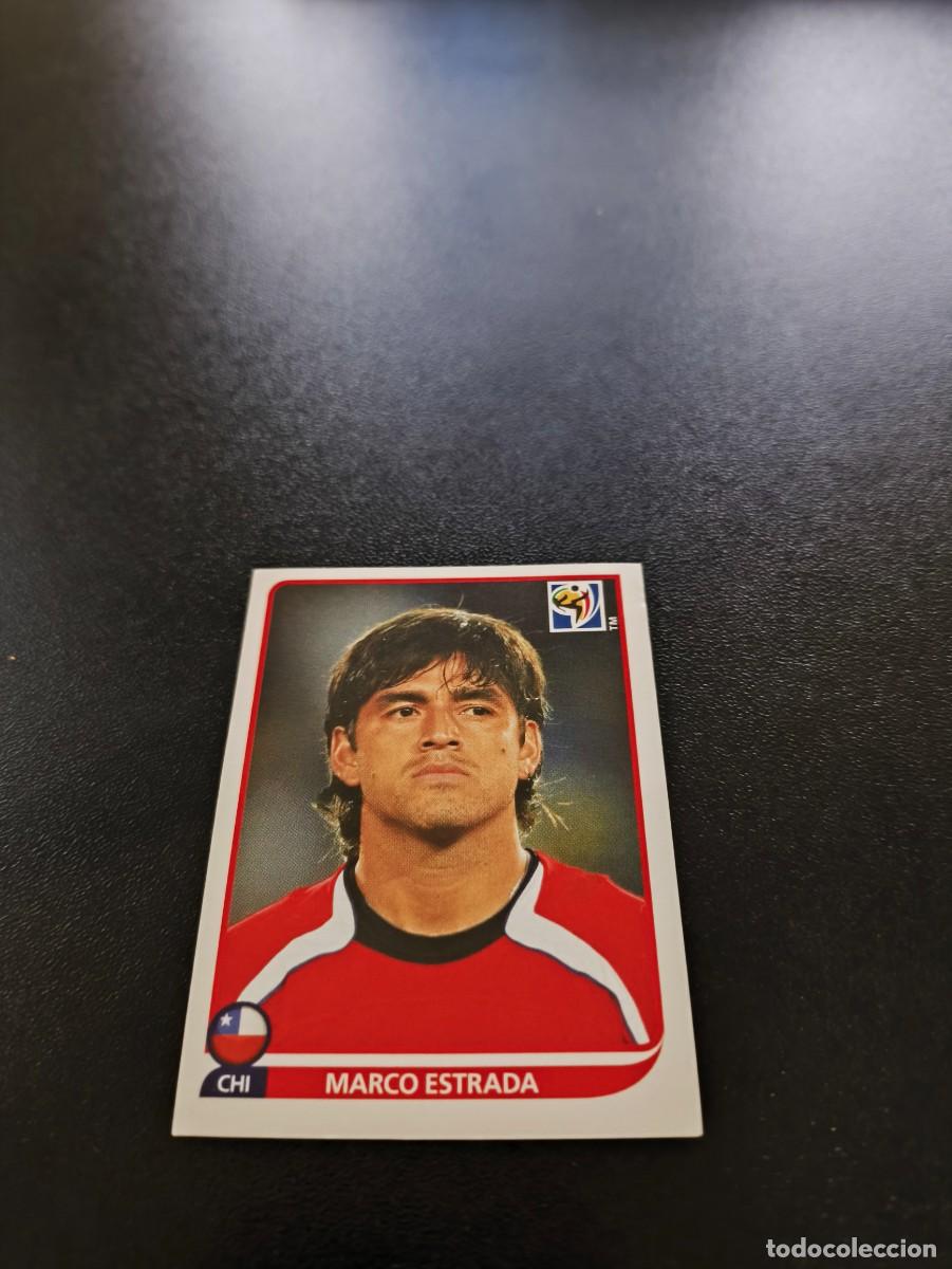 Cromos de F&uacute;tbol: 631 Marco Estrada EMBLEMA CHILE SIN PEGAR PANINI FIFA WORLD CUP MUNDIAL SUDAFRICA 2010
