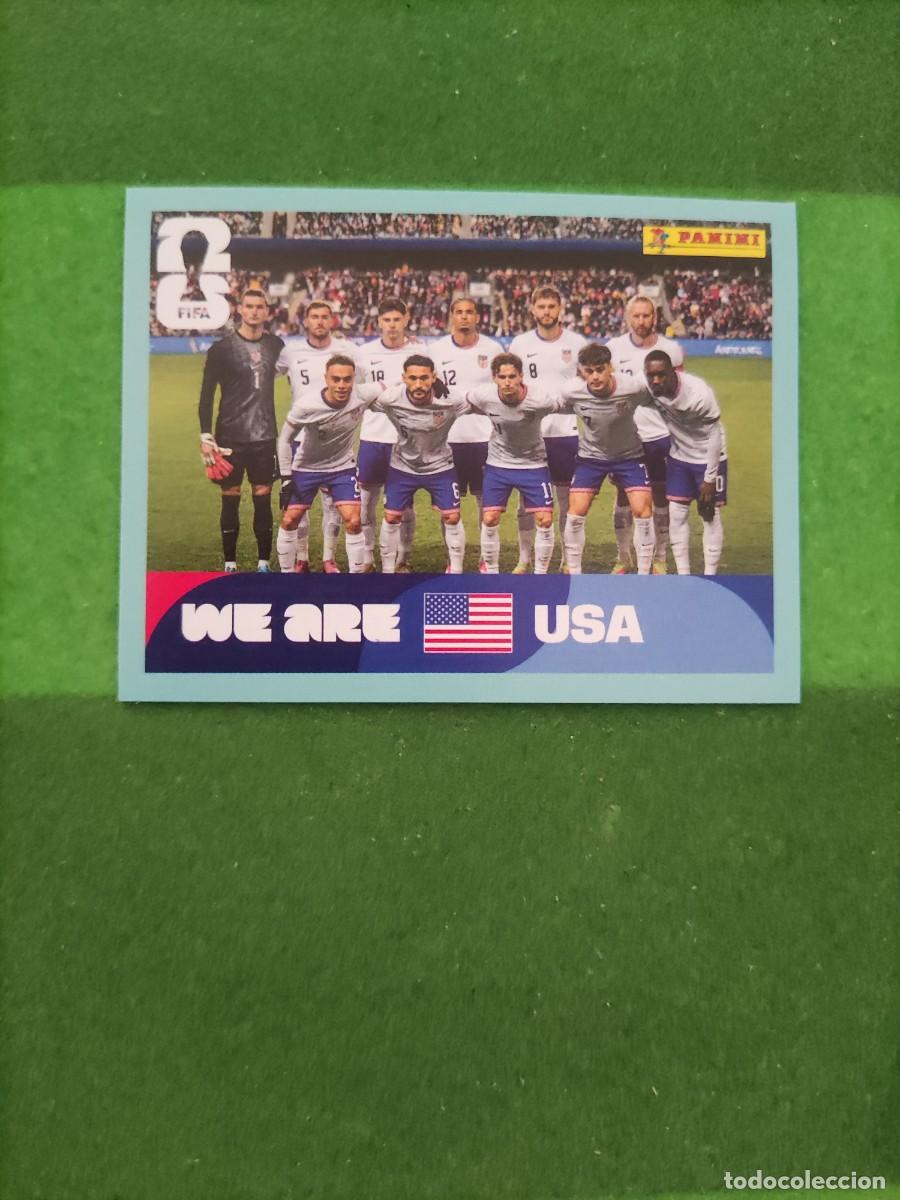 Cromos de F&uacute;tbol: We are Estados Unidos USA 13 Sticker Mundial 2026 FIFA World Cup / Sin pegar