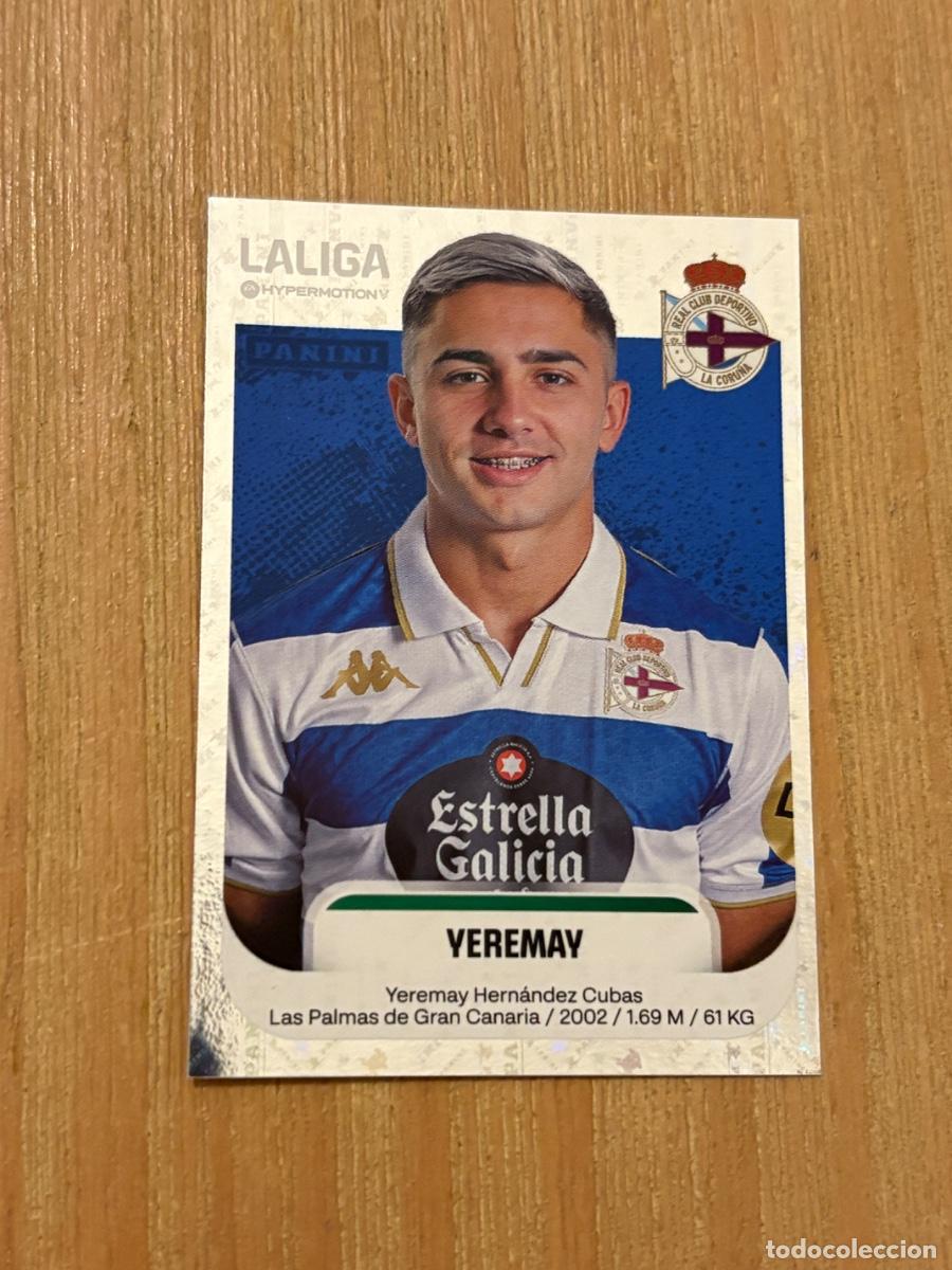 Cromos de F&uacute;tbol: LIGA ESTE HYPERMOTION 2025-26 25-26 PANINI YEREMAY 2 DIVISI&Oacute;N N 188 DEPORTIVO CORU&Ntilde;A